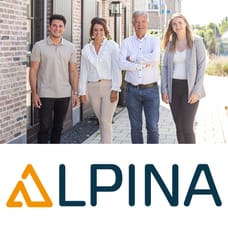 Alpina (voorheen De Leeuw Makelaardij) logo